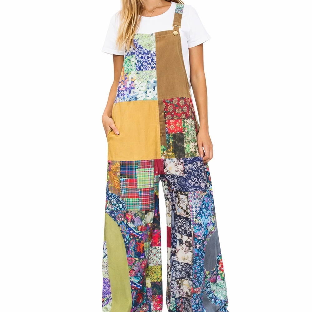 NWT Overall Patchwork Yak 🌟